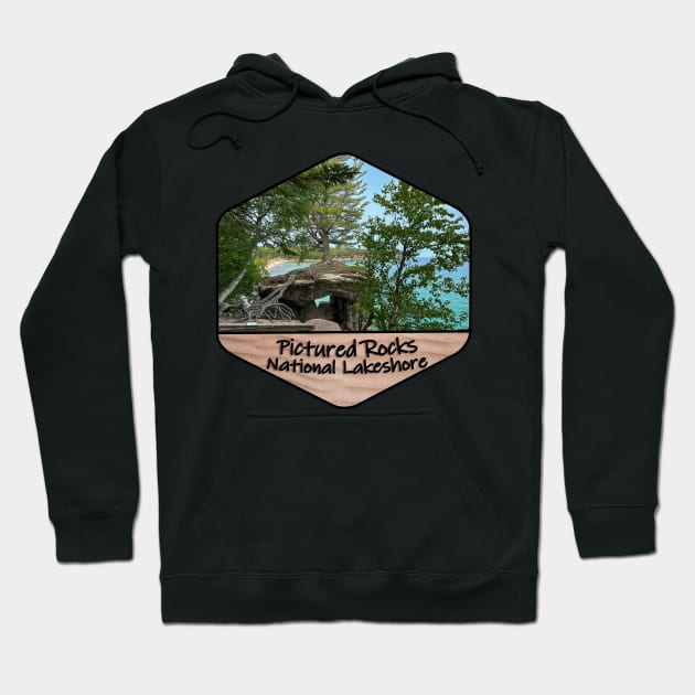 Michigan - Pictured Rocks National Lakeshore Hoodie by gorff